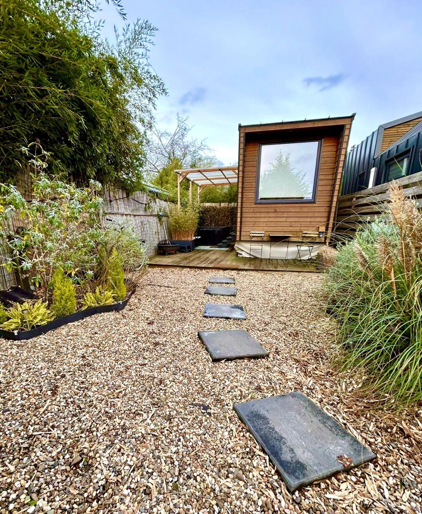 فيلا Tiny House With Garden And Jacuzzi Near Amsterdam Vijfhuizen المظهر الخارجي الصورة